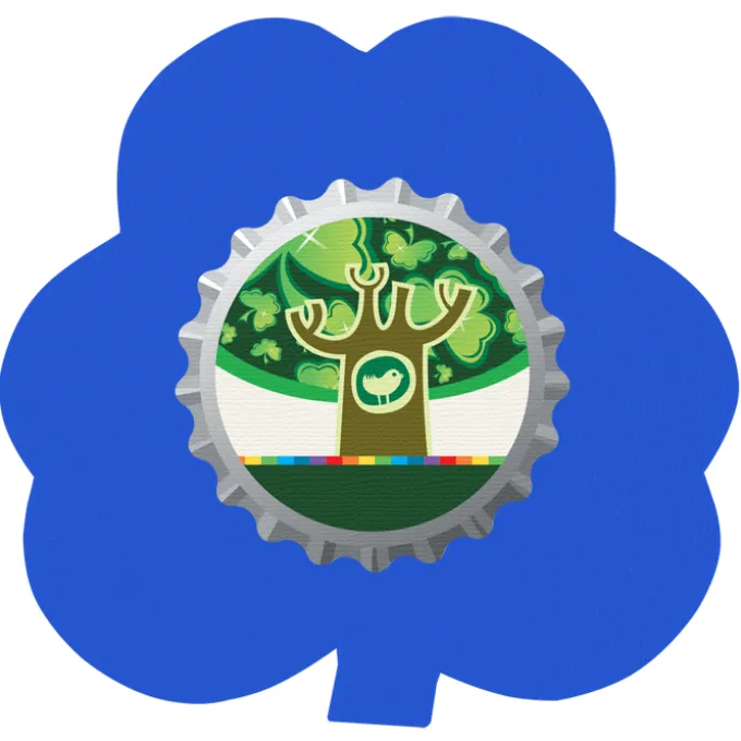 Cushioned Jar Opener - Shamrock - Full Color