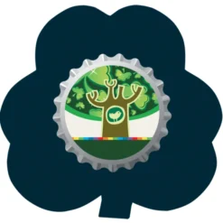Cushioned Jar Opener - Shamrock - Full Color