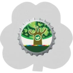 Cushioned Jar Opener - Shamrock - Full Color