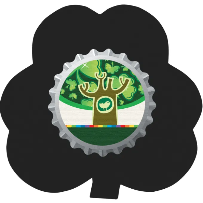 Cushioned Jar Opener - Shamrock - Full Color