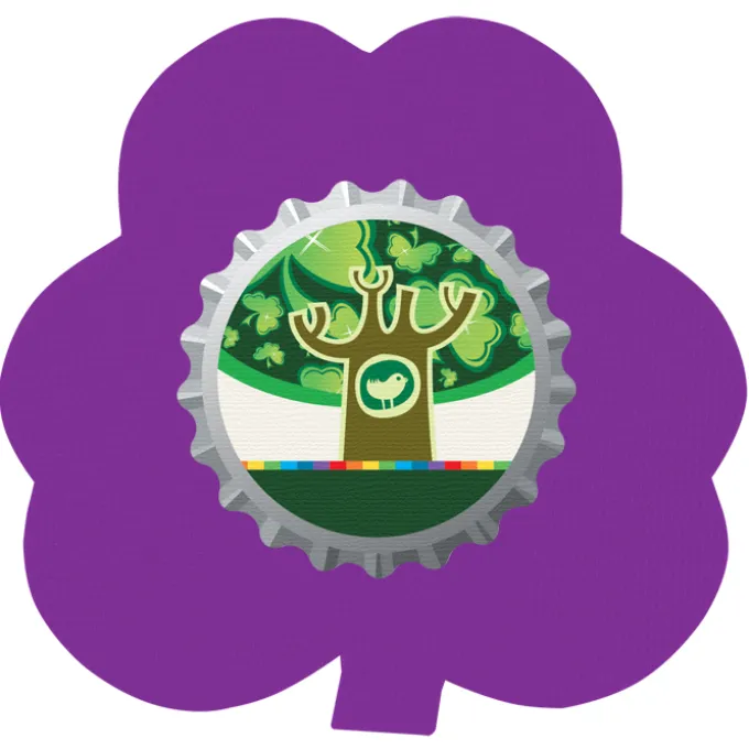 Cushioned Jar Opener - Shamrock - Full Color