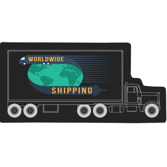 Cushioned Jar Opener - Tractor Trailer - Full Color