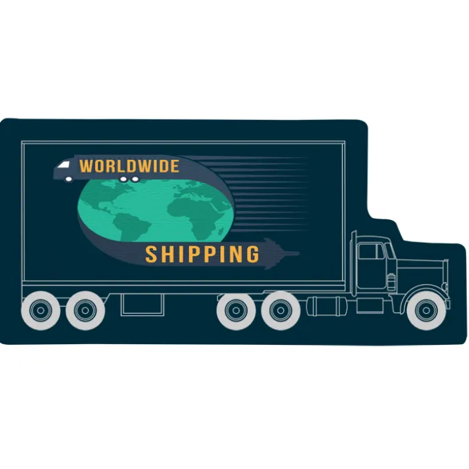 Cushioned Jar Opener - Tractor Trailer - Full Color