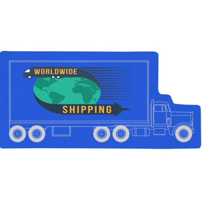 Cushioned Jar Opener - Tractor Trailer - Full Color