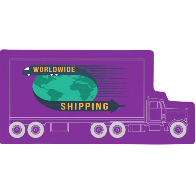Cushioned Jar Opener - Tractor Trailer - Full Color