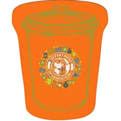 Cushioned Jar Opener - Trash Can - Full Color
