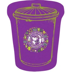 Cushioned Jar Opener - Trash Can - Full Color
