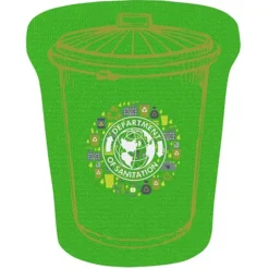 Cushioned Jar Opener - Trash Can - Full Color