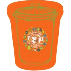 Cushioned Jar Opener - Trash Can - Full Color