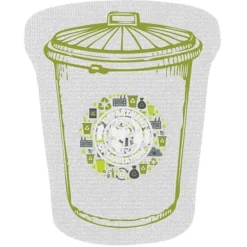 Cushioned Jar Opener - Trash Can - Full Color