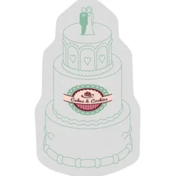 Cushioned Jar Opener - Wedding Cake - Full Color