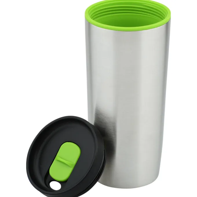 Custom Accent Stainless Travel Mug - 16 oz