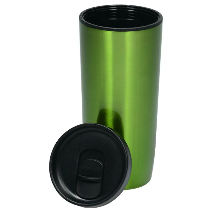 Custom Accent Stainless Travel Mug - 16 oz - Colors