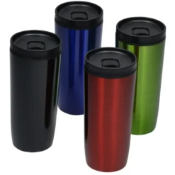 Custom Accent Stainless Travel Mug - 16 oz - Colors