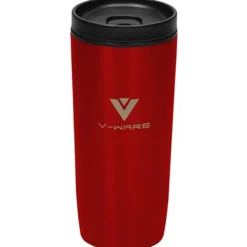 Custom Accent Stainless Travel Mug - 16 oz - Colors - Laser Engraved