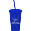 Customized Acrylic Tumbler with Straw - 16 oz