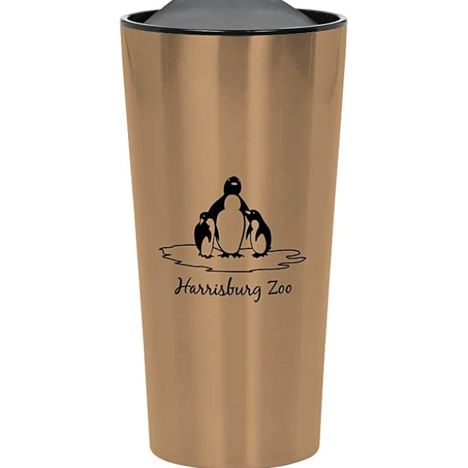 Customized Fashion Metallic Travel Mug - 16 oz