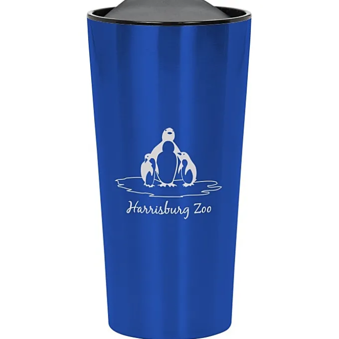 Customized Fashion Metallic Travel Mug - 16 oz