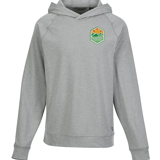 Cutter & Buck Adapt Knit Heather Hooded Pullover - Men's