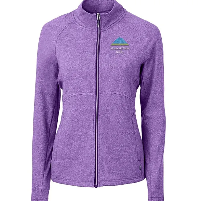 Cutter & Buck Adapt Knit Heather Full-Zip - Ladies'