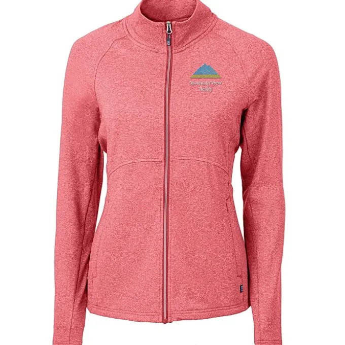 Cutter & Buck Adapt Knit Heather Full-Zip - Ladies'