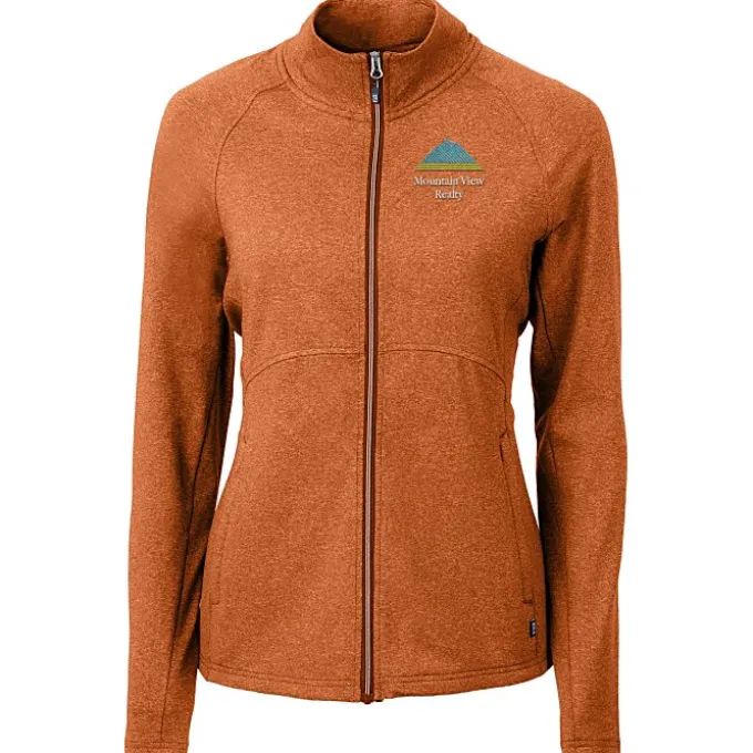 Cutter & Buck Adapt Knit Heather Full-Zip - Ladies'