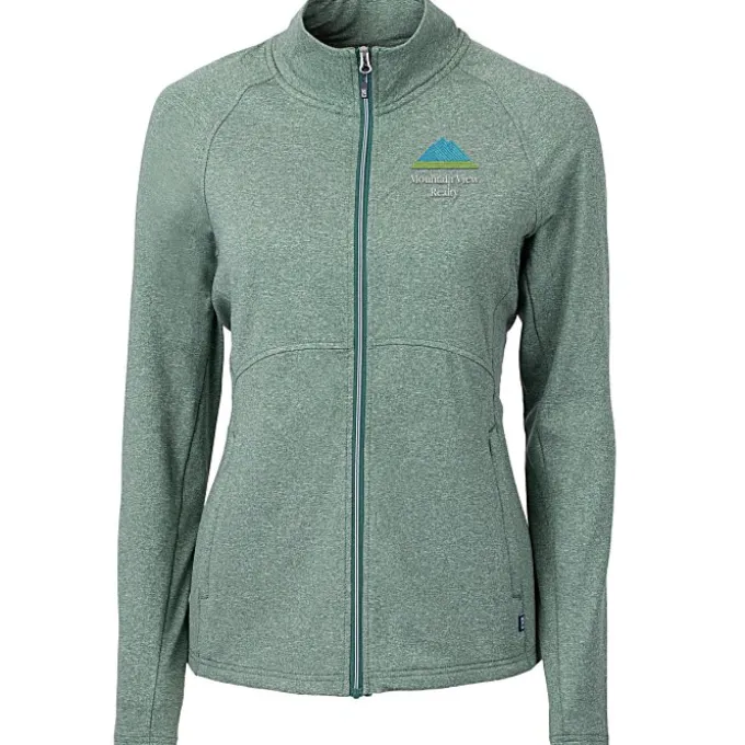 Cutter & Buck Adapt Knit Heather Full-Zip - Ladies'