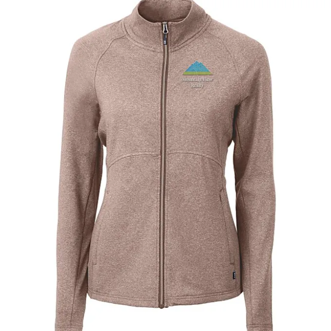 Cutter & Buck Adapt Knit Heather Full-Zip - Ladies'