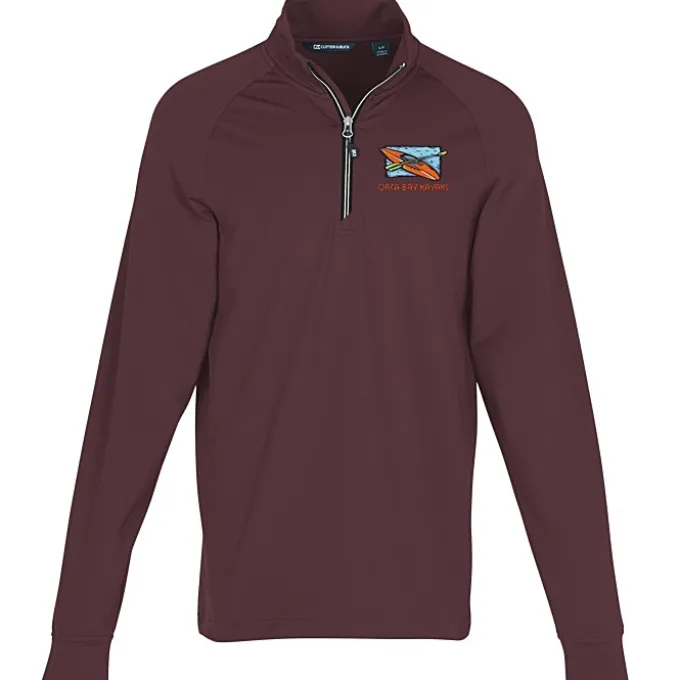 Cutter & Buck Adapt Knit Stretch 1/4-Zip Pullover - Men's