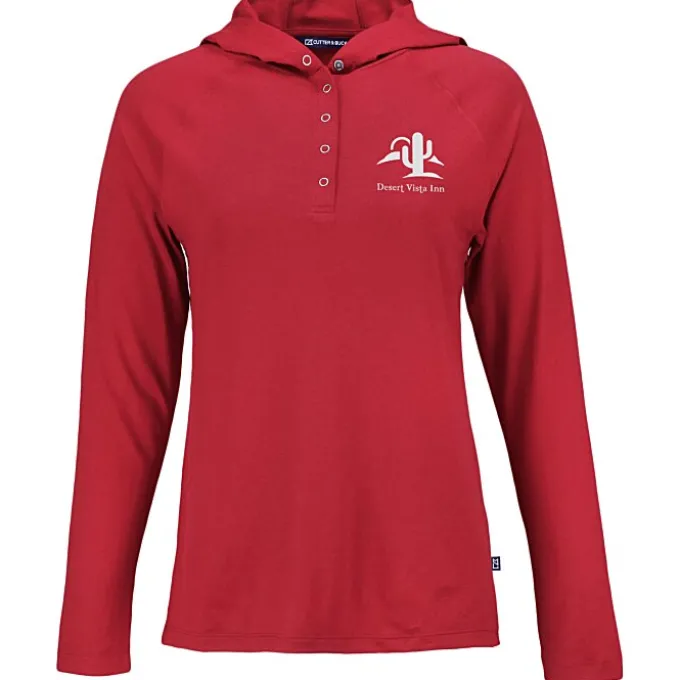 Cutter & Buck Coastline Epic Comfort Hooded Shirt - Ladies'