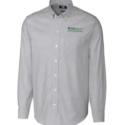 Cutter & Buck Epic Easy Care Stretch Oxford Stripe Shirt - Men's