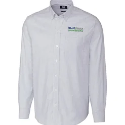 Cutter & Buck Epic Easy Care Stretch Oxford Stripe Shirt - Men's