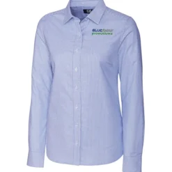 Cutter & Buck Epic Easy Care Stretch Oxford Stripe Shirt - Ladies'