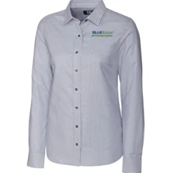 Cutter & Buck Epic Easy Care Stretch Oxford Stripe Shirt - Ladies'