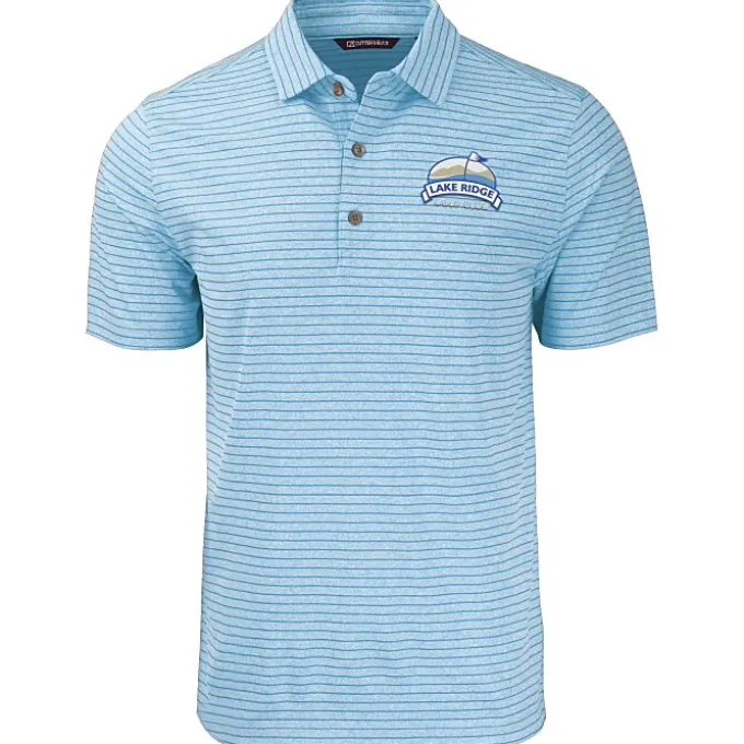 Cutter & Buck Forge Heather Stripe Polo