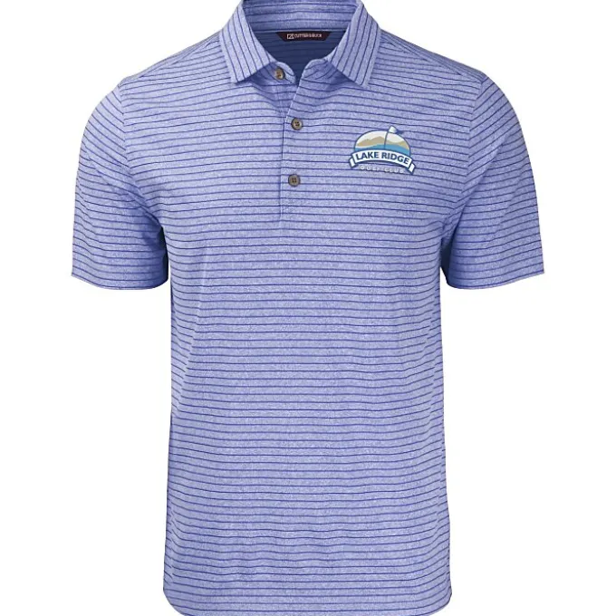Cutter & Buck Forge Heather Stripe Polo