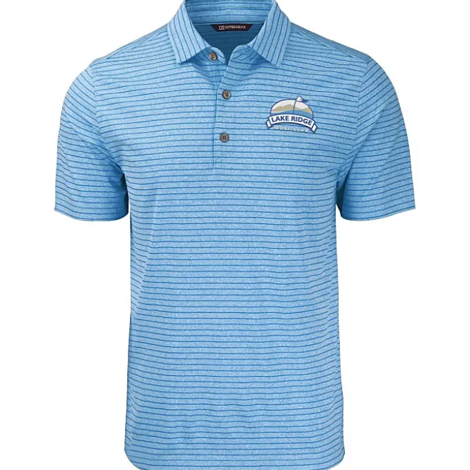 Cutter & Buck Forge Heather Stripe Polo