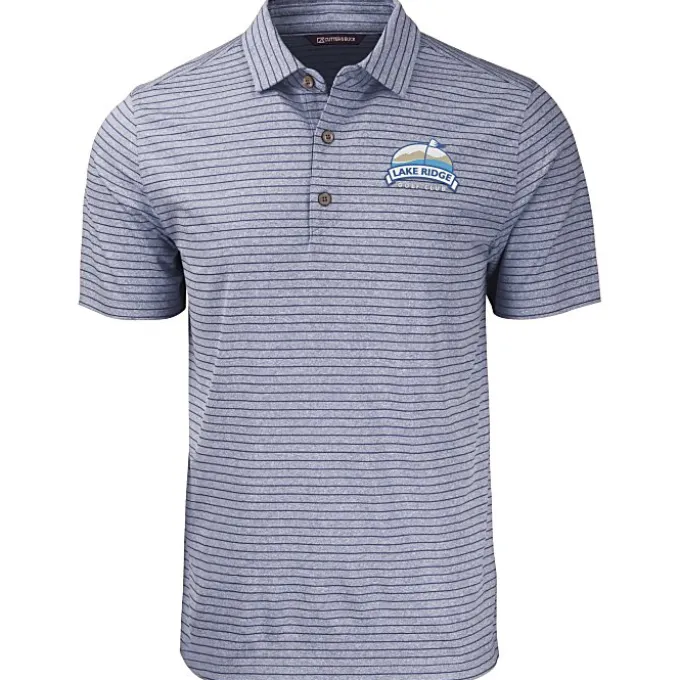 Cutter & Buck Forge Heather Stripe Polo