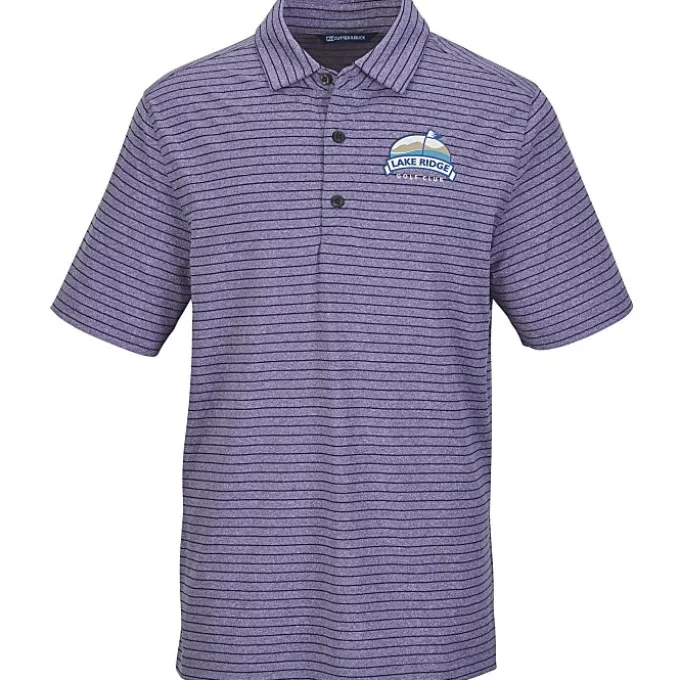 Cutter & Buck Forge Heather Stripe Polo
