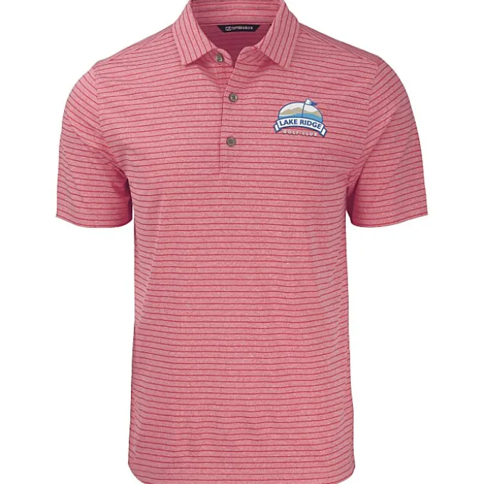Cutter & Buck Forge Heather Stripe Polo