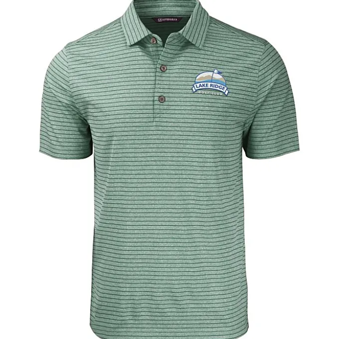 Cutter & Buck Forge Heather Stripe Polo