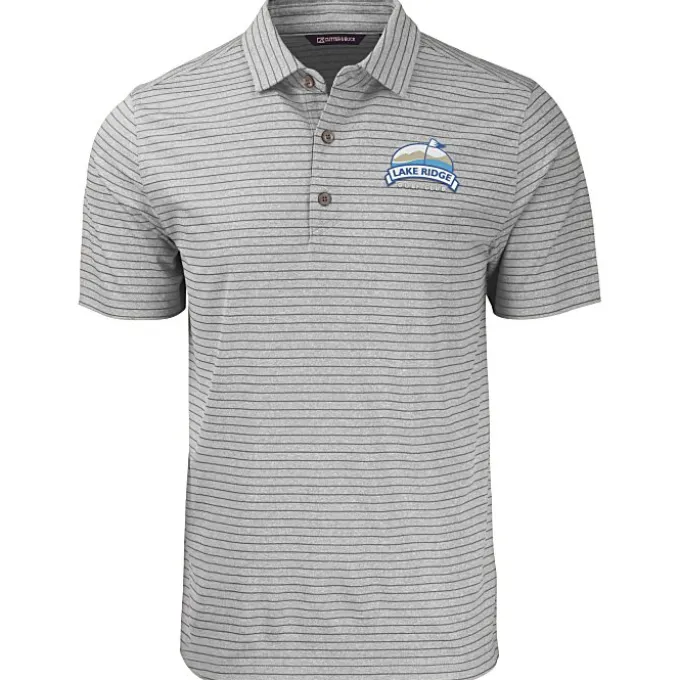 Cutter & Buck Forge Heather Stripe Polo