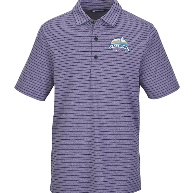 Cutter & Buck Forge Heather Stripe Polo