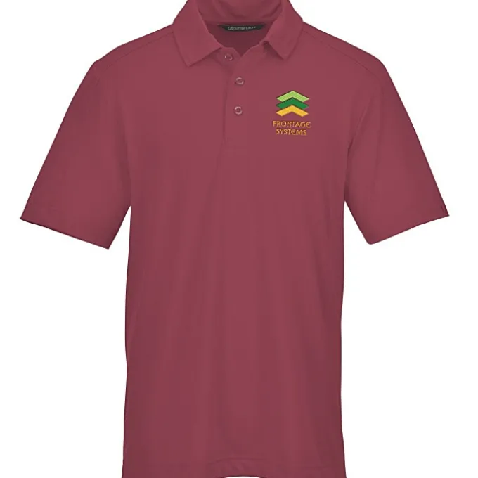 Cutter & Buck Prospect Textured Stretch Polo - Men's