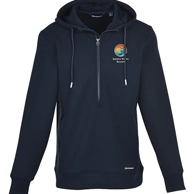 Cutter & Buck Roam 1/2-Zip Hooded Pullover