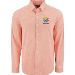 Cutter & Buck Skyline Gingham Dress Shirt - Men's