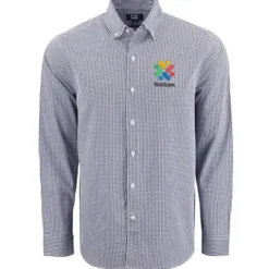 Cutter & Buck Skyline Gingham Dress Shirt - Men's