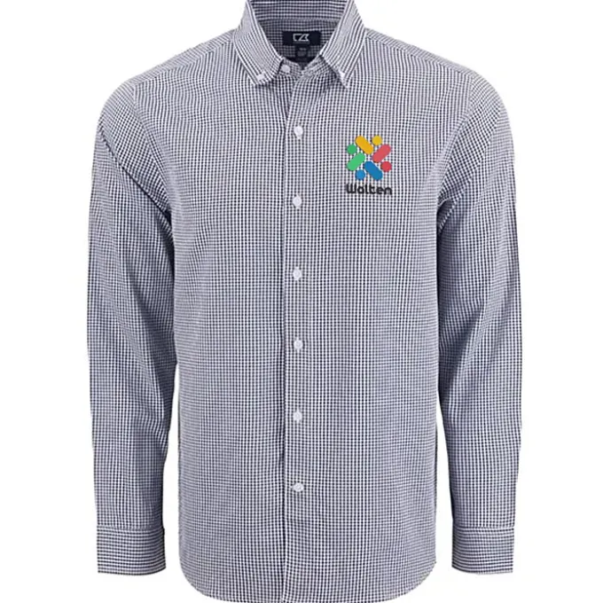 Cutter & Buck Skyline Gingham Dress Shirt - Men's