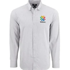 Cutter & Buck Skyline Gingham Dress Shirt - Men's