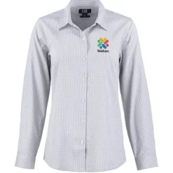 Cutter & Buck Skyline Gingham Dress Shirt - Ladies'